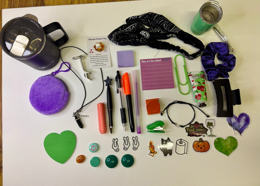 Stationary & Personal Care set in Halloween colours
