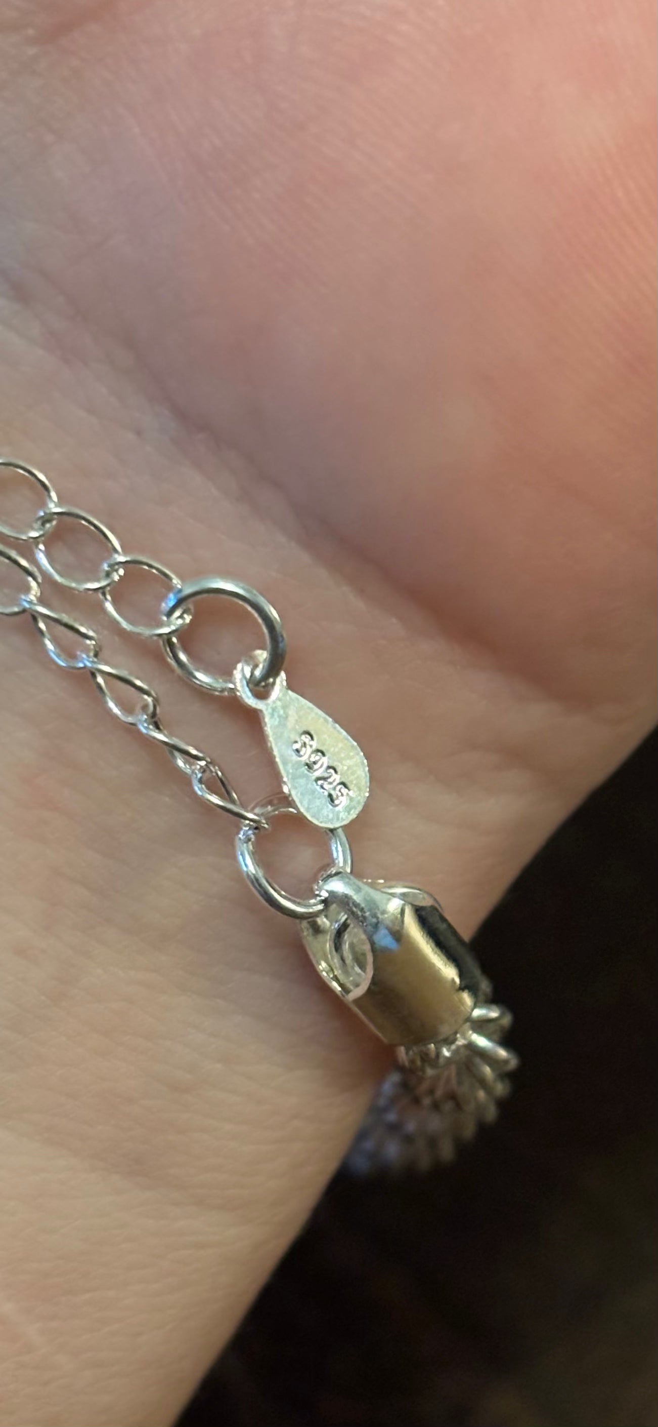 Silver plated S925 Rope Twist Bracelet