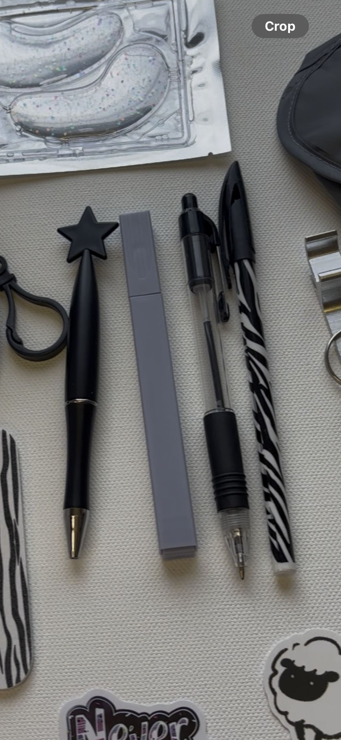 Black White & Grey bundle Gift Set including Stationary and self care products