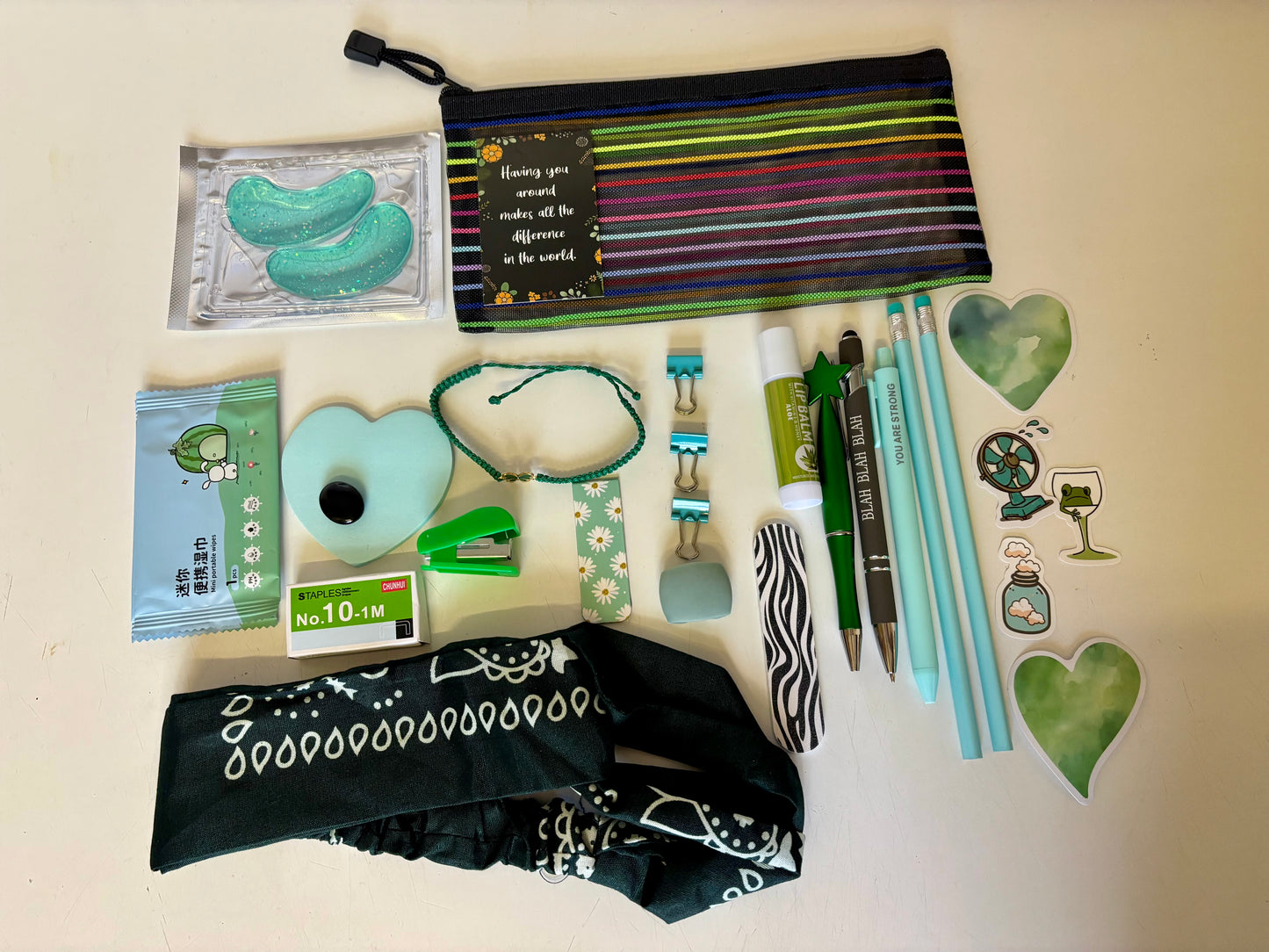 10 Item Mystery Bundle of Stationery & Personal Care Products